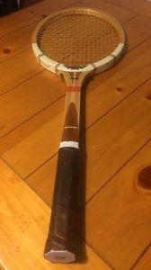 Vintage Dunlop Maxply Junior Tennis Raquet With Cover  26" Length