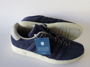 K-Swiss Classic VN Concrete Suede Navy Blue Men Shoes Size 9 New Sample Pair