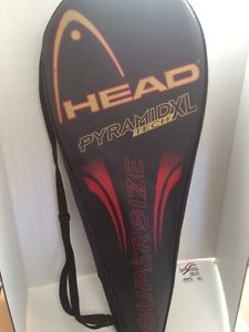PYRAMID TECH XL SUPERSIZE TENNIS RACQUET 4-3/8 +CARRY CASE  Very Good CONDITION!