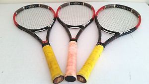 Lot of (x3) Prince Triple Threat Hornet Tennis Racquets