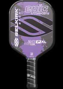 New Selkirk 20P XL Epic Polymer Composite Pickelball Paddles Purple + warranty