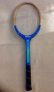 VINTAGE WILSON WOOD TENNIS RACQUET- TONY TRABERT- SOVEREIGN