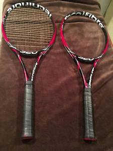 Two Tecnifibre TFight 320 Tennis Racquets 4 1/2" Grip ATP prepped Slightly Used!