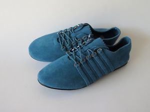 K-Swiss Court Style Club Court Leather Women's Shoes Size 7 M Blue Suede / Black