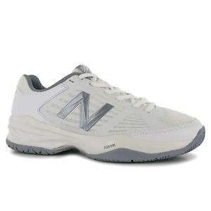 New Balance 896 v1 Tennis Shoes Womens White/Silver Court Trainers Sneakers