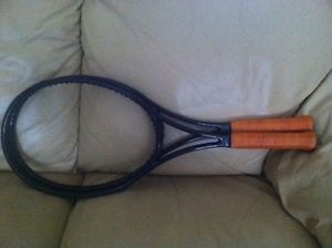 RARE Wilson H19 Blacked Out Tennis Racquet Pro Stock Racket PT57A H22 Prestige