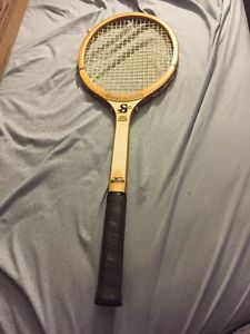 SLAZENGER Light 4 3/8 Wood Tennis Racquet Racket