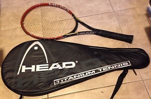 Head Intelligence Oversize L4 4 5/8 - 5 Tennis Racket w/ zipper case