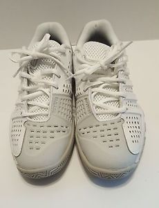 K-swiss Express LTR Women's Tennis Shoe, White/Silver, Size 8.5