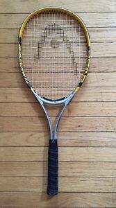 HEAD TI.CONQUEST 2003 TI MAGNESIUM SUPERSIZE Xtralong TENNIS RACQUET 4 1/2 GRIP