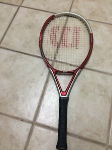 Wilson Triad 5 Oversize,  4 1/4  #2  Power Comfort Control Tennis Racket