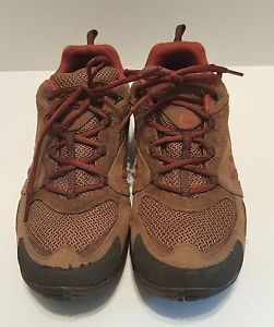 Merrell Women's Dark Earth/Red Hiking Shoe, Size 8.5