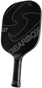 Pickleball Paddle, Gearbox G7, 8.5 oz., 3 7/8" grip White, 1 Yr. Warranty