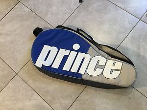 Prince Multi Racket Tennis Bag w/ Shoulder Strap Holds 3-5 Racquets Good
