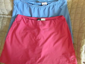 Lot of 2 Women's Nike Dri-Fit Tennis Running Skirt/Skort/Shorts  Size Large