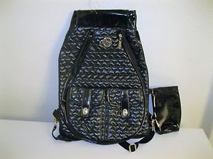 Original Whak Sak NWOT Black W/Hearts I'm in Love Backpack