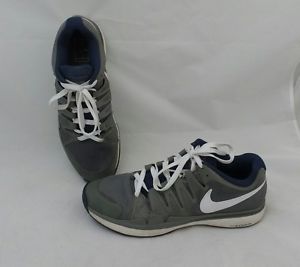 Men's Nike Vapor 9.5 Tour Tennis Shoes Size 10.5 Grey/Navy