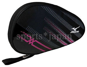 Mizuno Japan Table Tennis Ping Pong Racket Case Bag 83MD5031 Black Pink