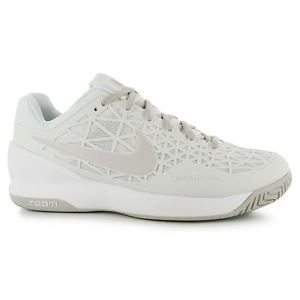 Nike Zoom Cage 2 Tennis Shoes Womens White/Bone Court Sports Trainers Sneakers