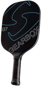 Pickleball Paddle, Gearbox G7, 7.8 oz., 3 7/8" grip Neon Blue, 1 Yr. Warranty