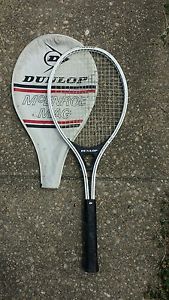 Vintage McEnroe Mag Dunlop Tennis Racket With Original Cover L5