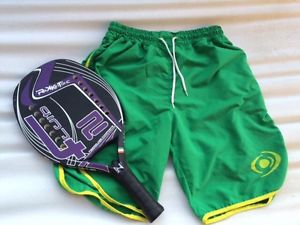 Rakketone Beach Tennis Racket + vision Beachtennis Short Brasil L