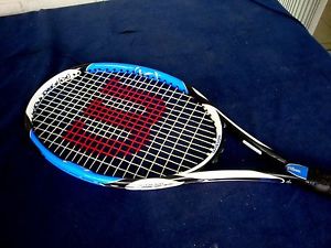 Wilson K Factor K PRO SIX 100 head 16x20 4 3/8 grip Tennis Racquet "VERY GOOD"