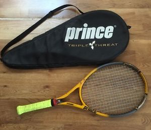 PRINCE TRIPLE THREAT TT SCREAM OS  4 1/2" TENNIS RACQUET w/ Case
