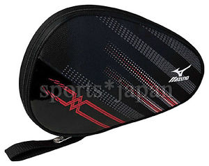 Mizuno Japan Table Tennis Ping Pong Racket Case Bag 83MD5031 Black Red