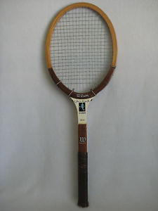 Vintage Wilson Wooden Autograph Chris Evert Championship Play Tennis Racquet