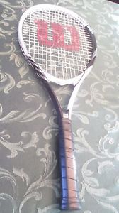 Wilson Tour Slam Tennis Raquet - White & Black - MINT
