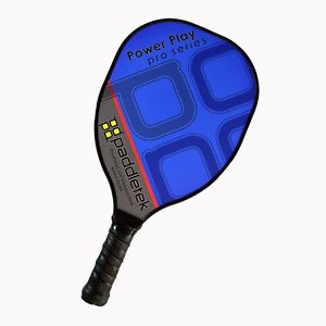 New Paddletek Power Play Pro Polymer Composite Pickleball Paddle w/warranty blue