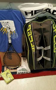 Head limited edition Speed MP w/ limited edition bag. 2 tees & Head clothes bag