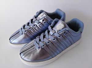 K-Swiss Classic VN Metallic Lilac Light Blue Children's Shoes Size 13 Medium New