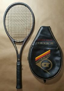 Tennis Racquet Racket - Dunlop Black Max - Mid Sized - Lightly Used with Cover