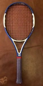 Wilson NFury 110" oversize 4.5" Tennis Racquet-New lady's pink NXT power string