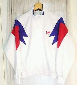 Butterfly Table Tennis Unisex Size Jaspo Large Multi-Color Sweat Jacket Top