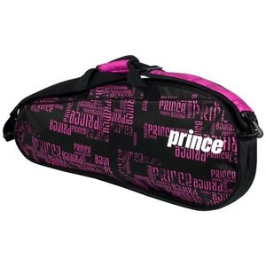 Brand New Prince Club 3 Pack Tennis Bag Black Pink 2016 