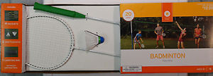 New! 20 Piece Badminton Set Racquets Shuttlecocks Net