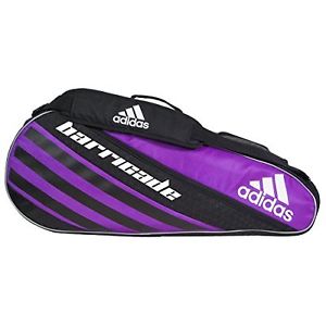 adidas Barricade IV Tour 3 Racquet Bag, Flash Pink/Black, One Size