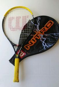 Wilson 25" Tennis Racquet Venus & Serena 3 7/8" Grip Yellow & Black w/Case