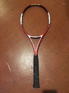 Wilson ncode six one 95 Tennis Racquet Racket 95 Sq In Used Unstrung Grip 4 1/2