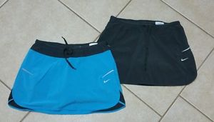 Lot of 2 Women's Nike Dri-Fit Tennis Running Skirt/Skort/Shorts  SZ S