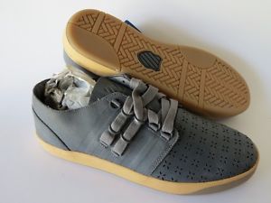 K-Swiss D R Cinch Lo Lux Men Court Style Shoes Blue / Gum Size 9 New Sample Pair