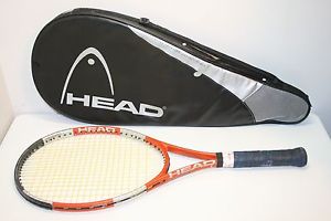 HEAD Liquidmetal Radical Oversize Tennis Racquet 4 1/2 - 4  107in w/ Case