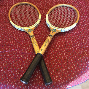 Pinguin Antique Wood Tennis Racquet and Press- Holland-Collector Quality
