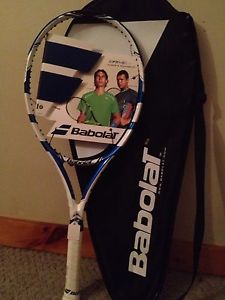 Babolat Drive Lite U Tennis Racquet 4" Grip 0 NEW! Blue With Case Unstrung