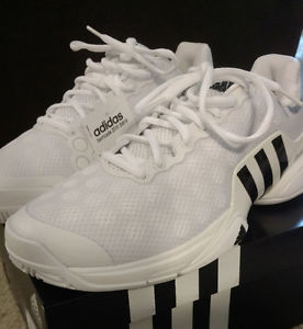 Men's Adidas Barricade 2015 SW19 Tennis Size 9 White/Black
