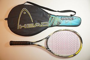 HEAD RADICAL TOUR TWINTUBE MIDPLUS 98 630 ANDRE AGASSI TENNIS RACKET 4 1/2 EU4