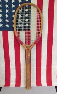 Vintage 1940s Spalding Wood Tennis Racquet Ardmore Model Great Display Nice!